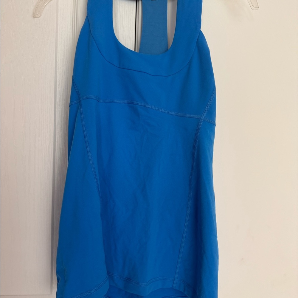 Women's Blue Sleeveless Top